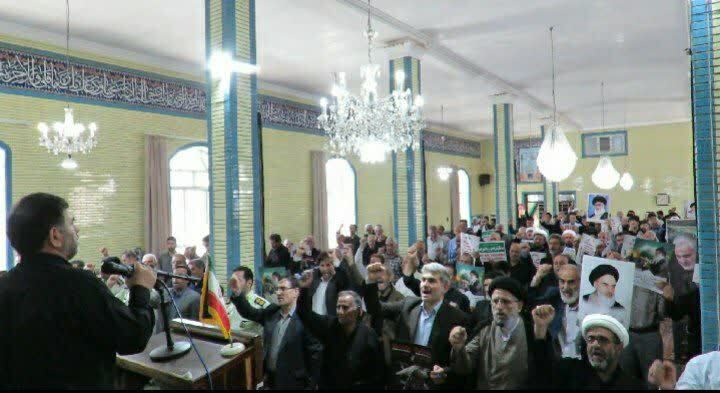 برگزاری مراسم جمعه های خشم و نصر در هریس