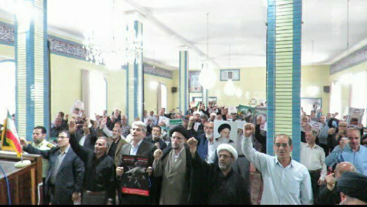 برگزاری مراسم جمعه های خشم و نصر در هریس