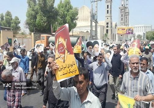 گزارش تصویری از راهپیمایی جمعه های خشم ونصر در بندرعباس