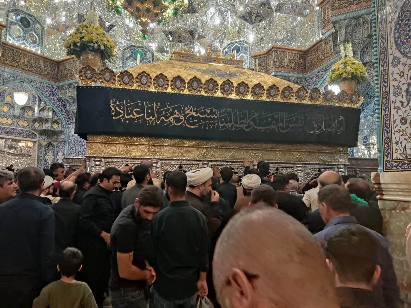 حضور دسته جات عزاداری در قم به مناسبت ۲۸ صفر