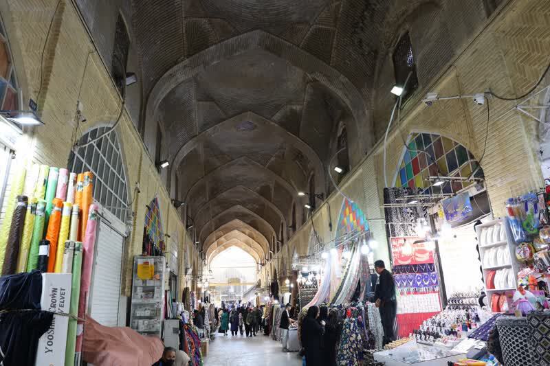 اتمام بخش‌هایی از مرمت بازار وکیل شیراز