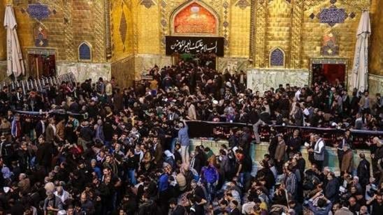 آستان مقدس امام علی (ع) آماده میزبانی از زائران اربعین می‌شود + فیلم