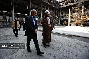 بازدید رئیس ستاد برگزاری نماز جمعه کشور از ساختمان شیشه‌ای صدا و سیما با حضور رئیس رسانه ملی