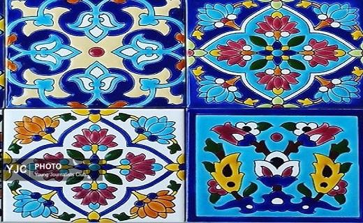 کاشی&zwnj;های هفت&zwnj;رنگ قم جلوه ای از اصالت هنر
