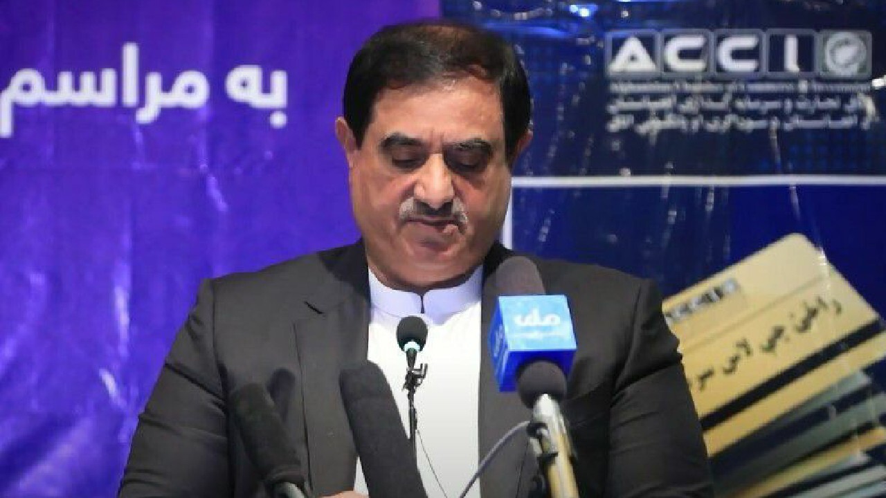 هاشمی رئیس جدید اتاق تجارت و سرمایه‌گذاری افغانستان شد