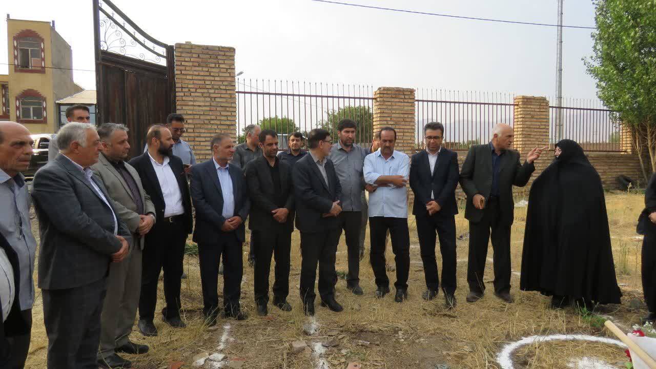 برگزاری آئین کلنگ زنی مدرسه استثنایی در هریس