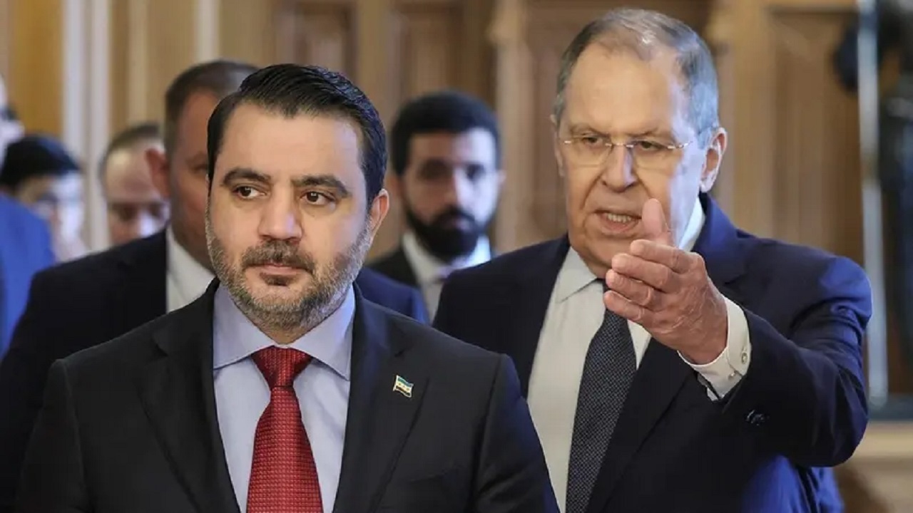 دیدار لاوروف با وزیر خارجه الجولانی در مسکو