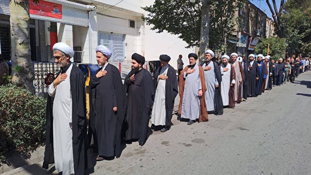 راه اندازی دسته عزاداران خیابانی شهادت امام حسن عسگری (ع) در خوی