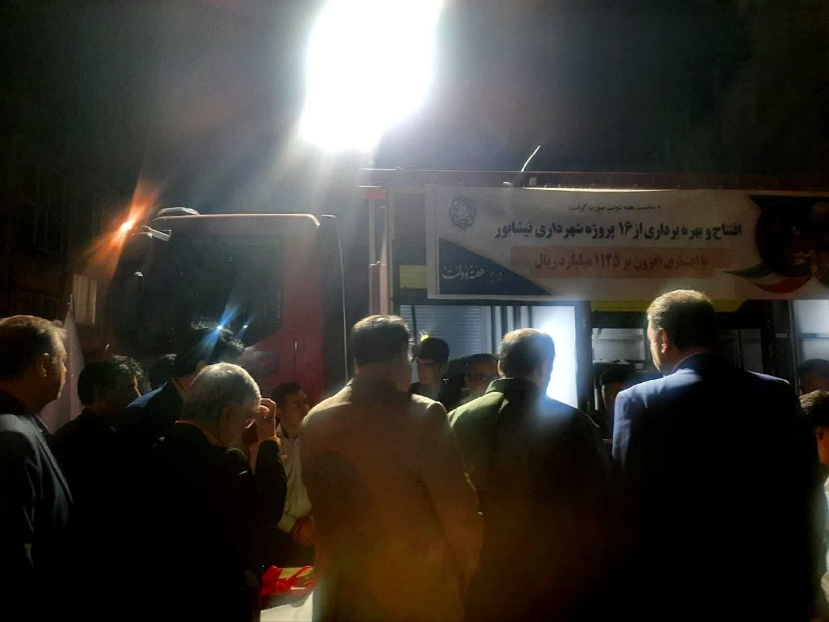 رونمایی از مجهزترین خودروی آتش نشانی در نیشابور
