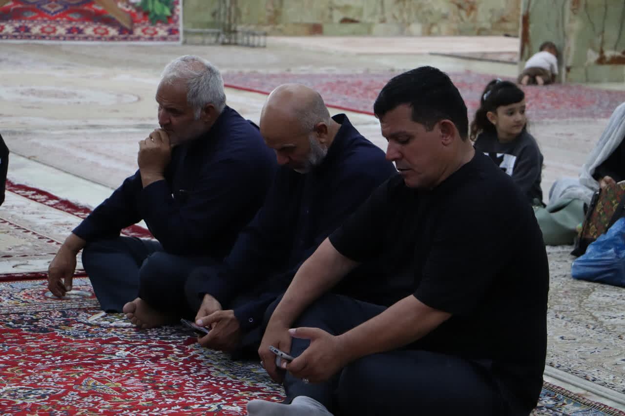 امامزاده امامزاده بی بی سکینه (س) خاتون صفادشت وماهدشت میزبان سوگواران امام حسن عسکری (ع) شد + عکس