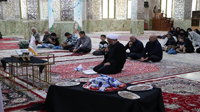 امامزاده امامزاده بی بی سکینه (س) خاتون صفادشت وماهدشت میزبان سوگواران امام حسن عسکری (ع) شد