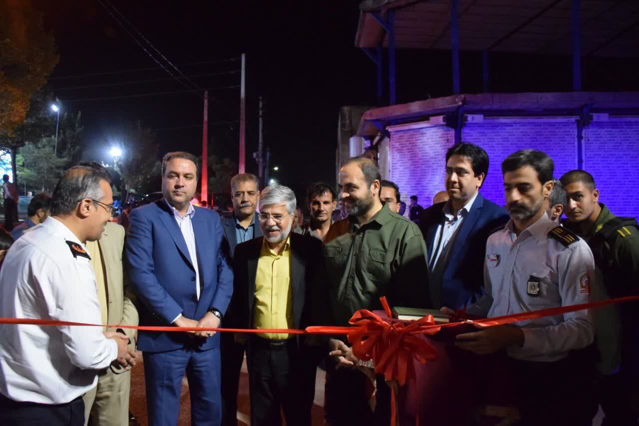 رونمایی از مجهزترین خودروی آتش نشانی در نیشابور