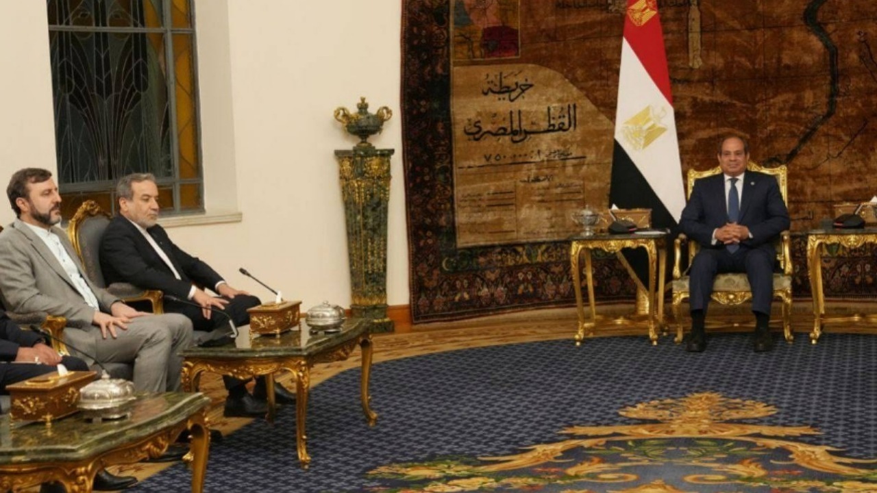 دیدار وزیر امور خارجه با رئیس‌جمهور مصر