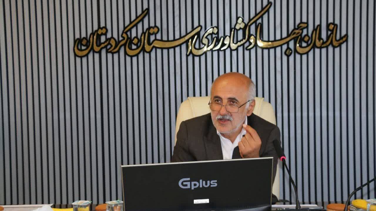 بهره‌برداری از ۹۶ پروژه کشاورزی با سرمایه‌گذاری ۹۵۴ میلیارد تومان در کردستان