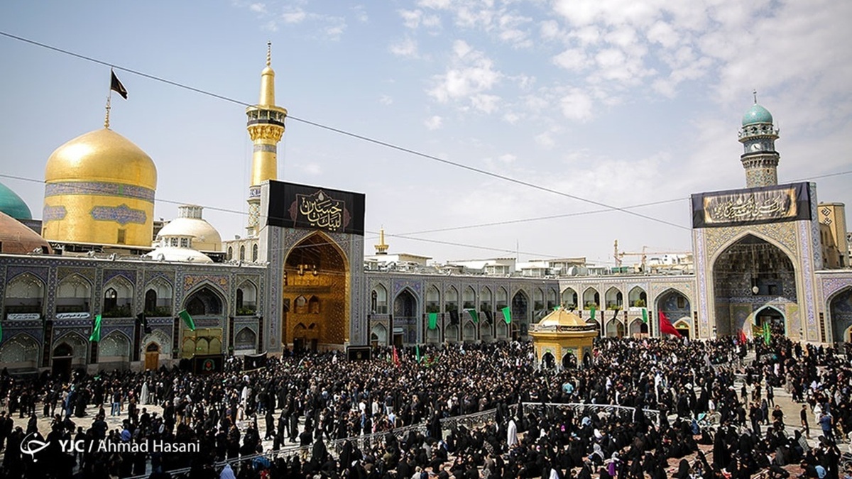 حرم ۶۰ هزارمتری امام رضا (ع) این‌گونه خنک و مطبوع می‌شود + فیلم