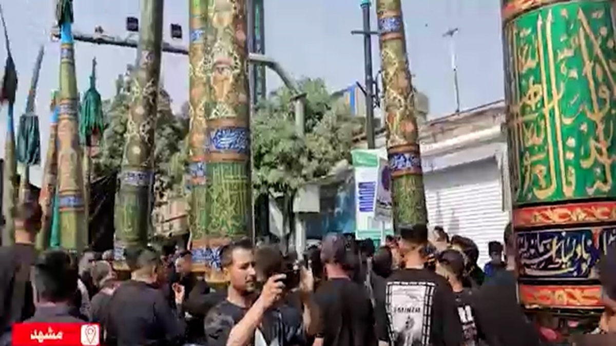 حرم ۶۰ هزارمتری امام رضا (ع) این‌گونه خنک و مطبوع می‌شود + فیلم