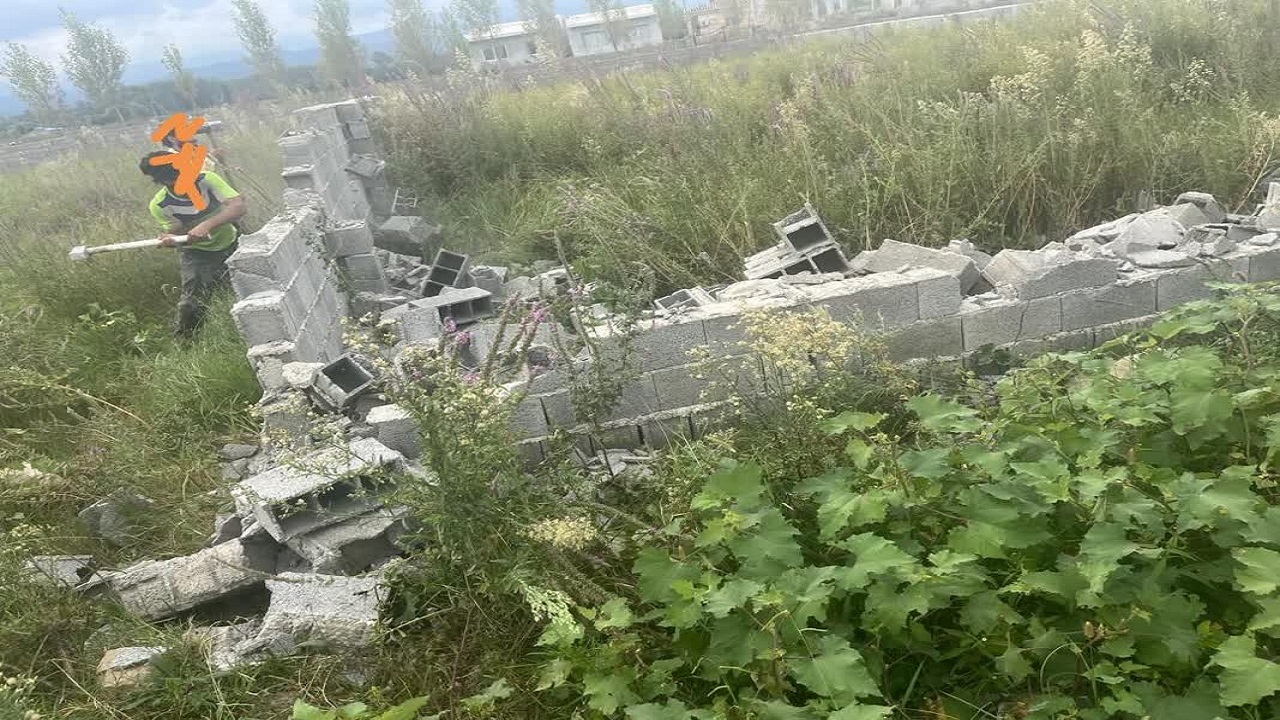 ساخت‌وساز‌های غیرمجاز در آرویج کلا برچیده شد