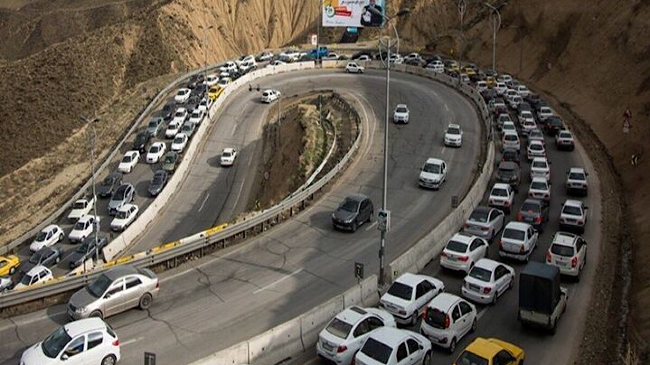 یکطرفه شدن مسیر شمال به جنوب جاده چالوس از ساعت ۱۷ امروز