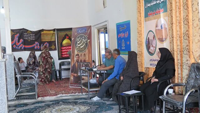 ویزیت  وداروی رایگان در روستای بزوان و روستاهای همجوار