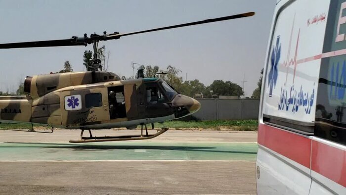 نجات جان شهروند حادثه‌دیده در منطقه سخت گذر کول سیرا دزفول