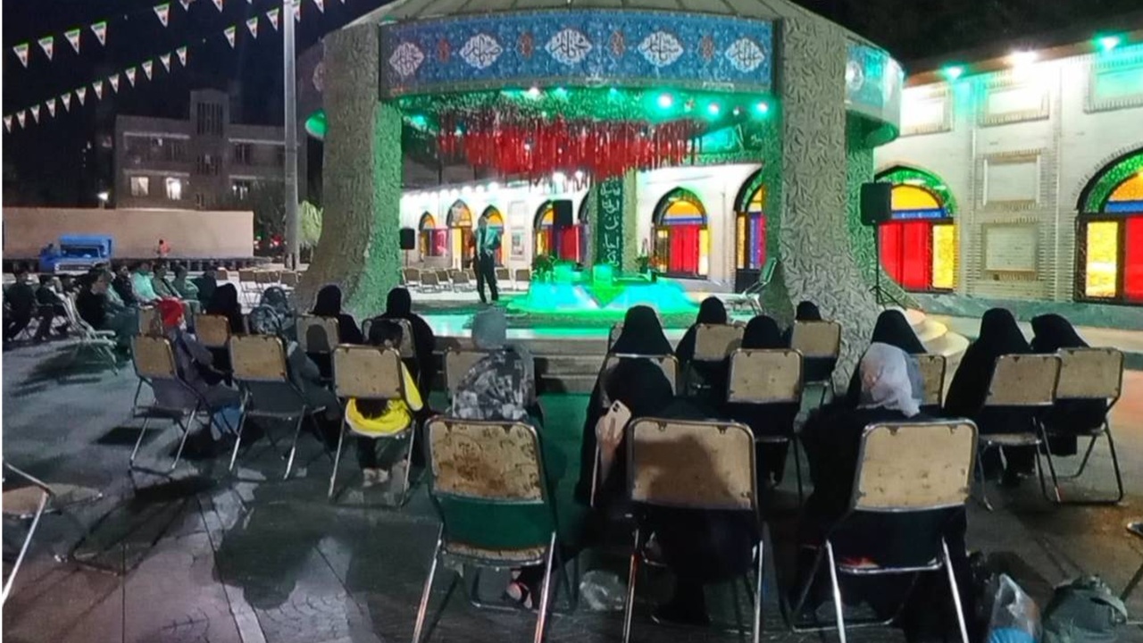 مراسم اجلاسیه ۱۲۵ شهید در ماهدشت از لنز دوربین شهروندخبرنگار + فیلم