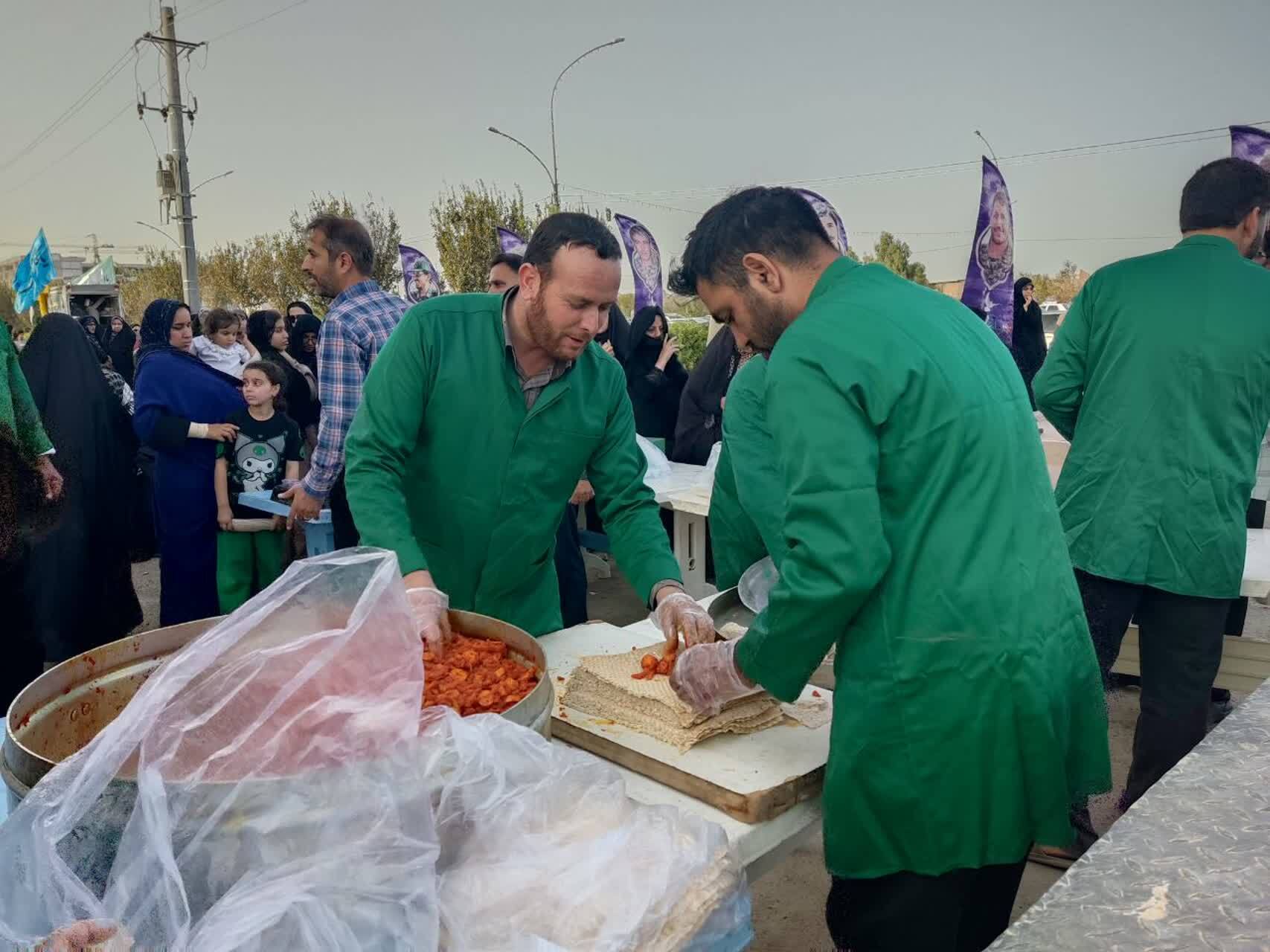 برپایی ایستگاه صلواتی