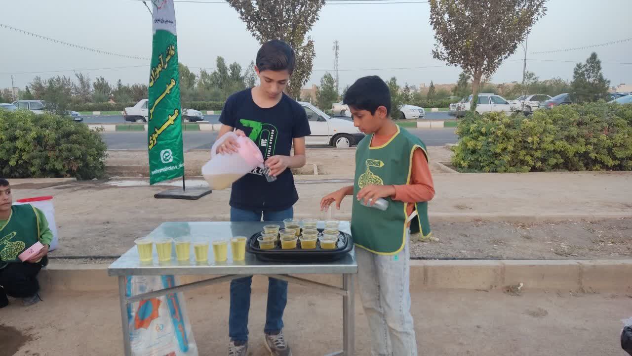 برپایی ایستگاه صلواتی