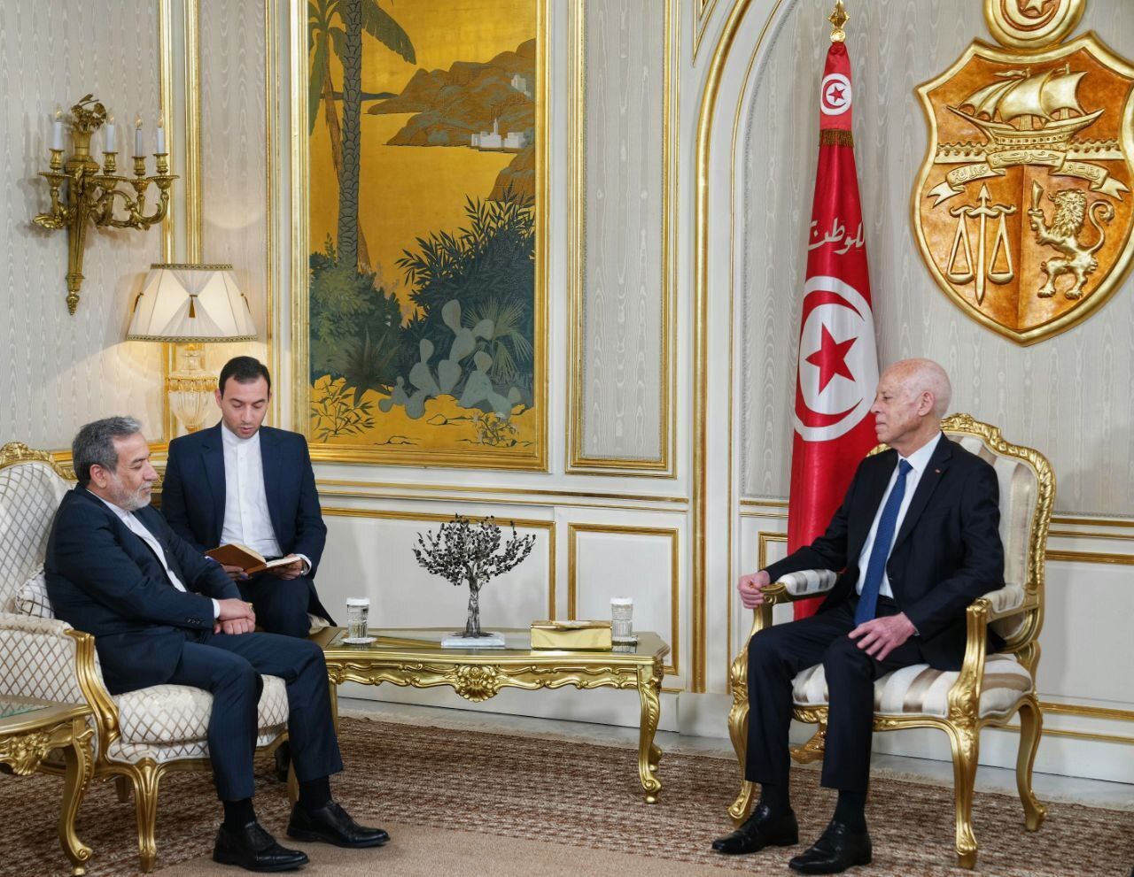دیدار عراقچی با قیس سعید