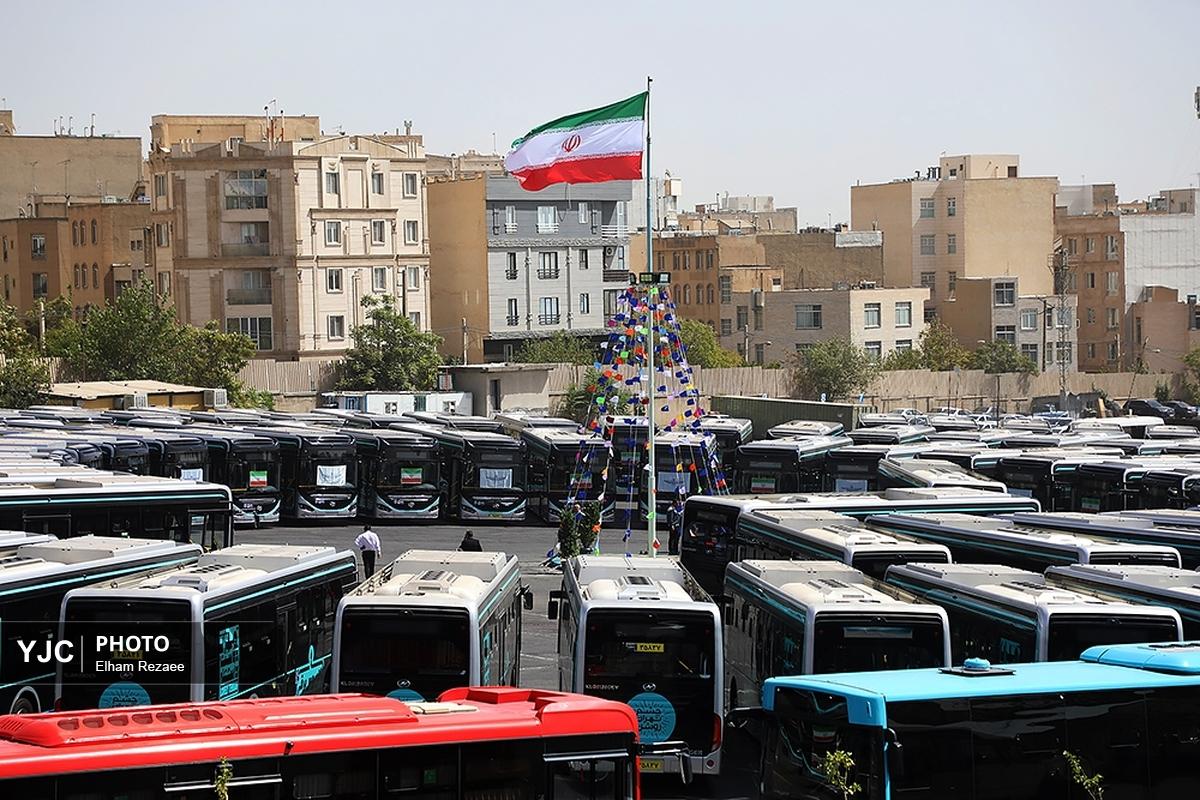 آغاز فعالیت ۵۰ دستگاه اتوبوس برقی در تهران