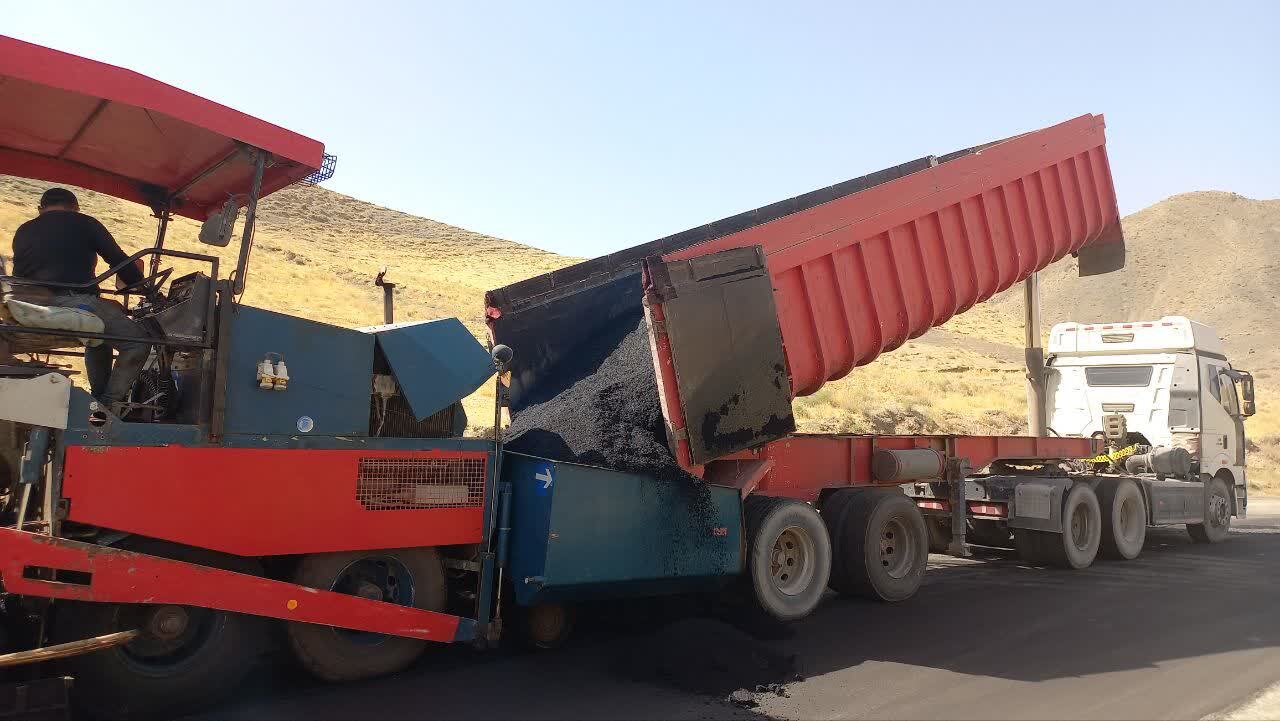گزارش تصویری از نونوار شدن جاده صالح آباد به تربت جام