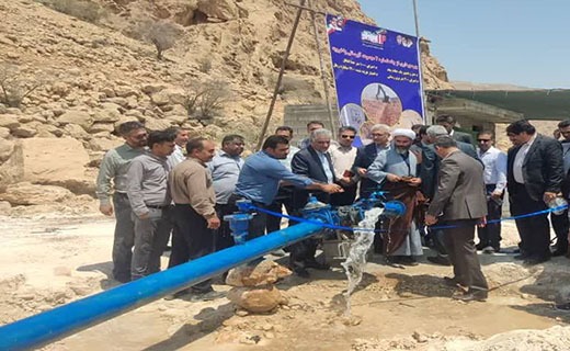 افتتاح طرح آبرسانی در مجموعه روستایی زاخرویه قیروکارزین