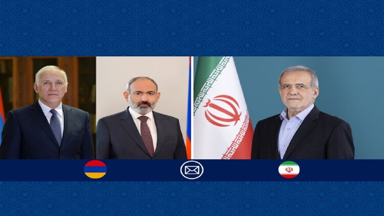 پزشکیان روز ملی جمهوری ارمنستان را تبریک گفت