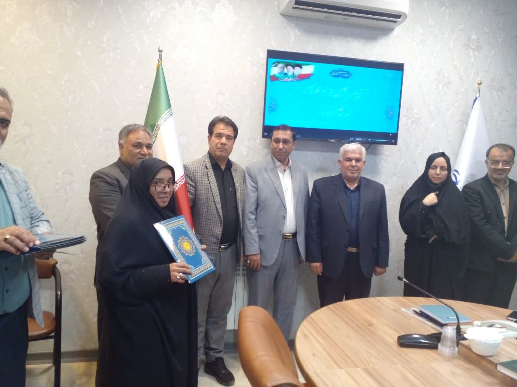 دیدار فرماندار شهر فیروزه با اصحاب رسانه در هفته دولت