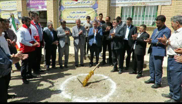 برگزاری آئین کلنگ زنی مدرسه در روستای ینگجه هریس