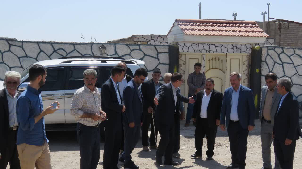 برگزاری آئین کلنگ زنی مدرسه در روستای ینگجه هریس