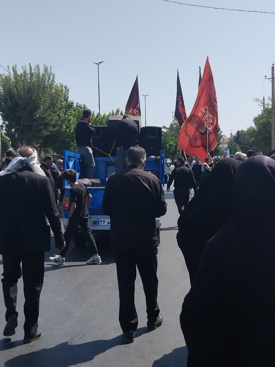 سوگواری ماهدشتی ها در سالروز شهادت امام هشتم شیعیان