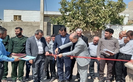 افتتاح پروژه&zwnj;های عمرانی در روستای آقابابا+ فیلم و تصاویر