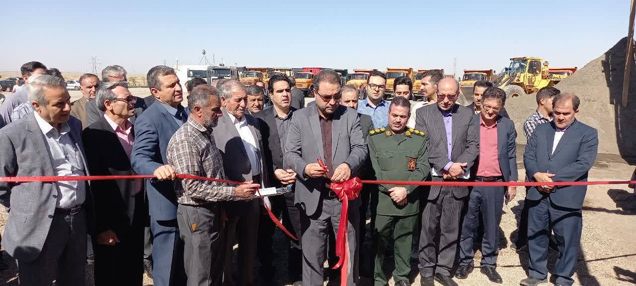 مراسم بهره برداری در هفته دولت