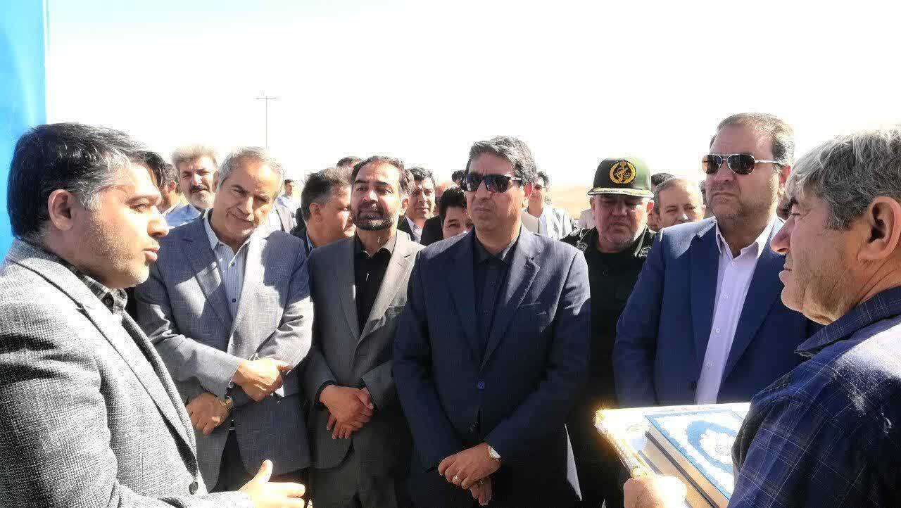 افتتاح پروژه آبرسانی روستایی در هفته دولت