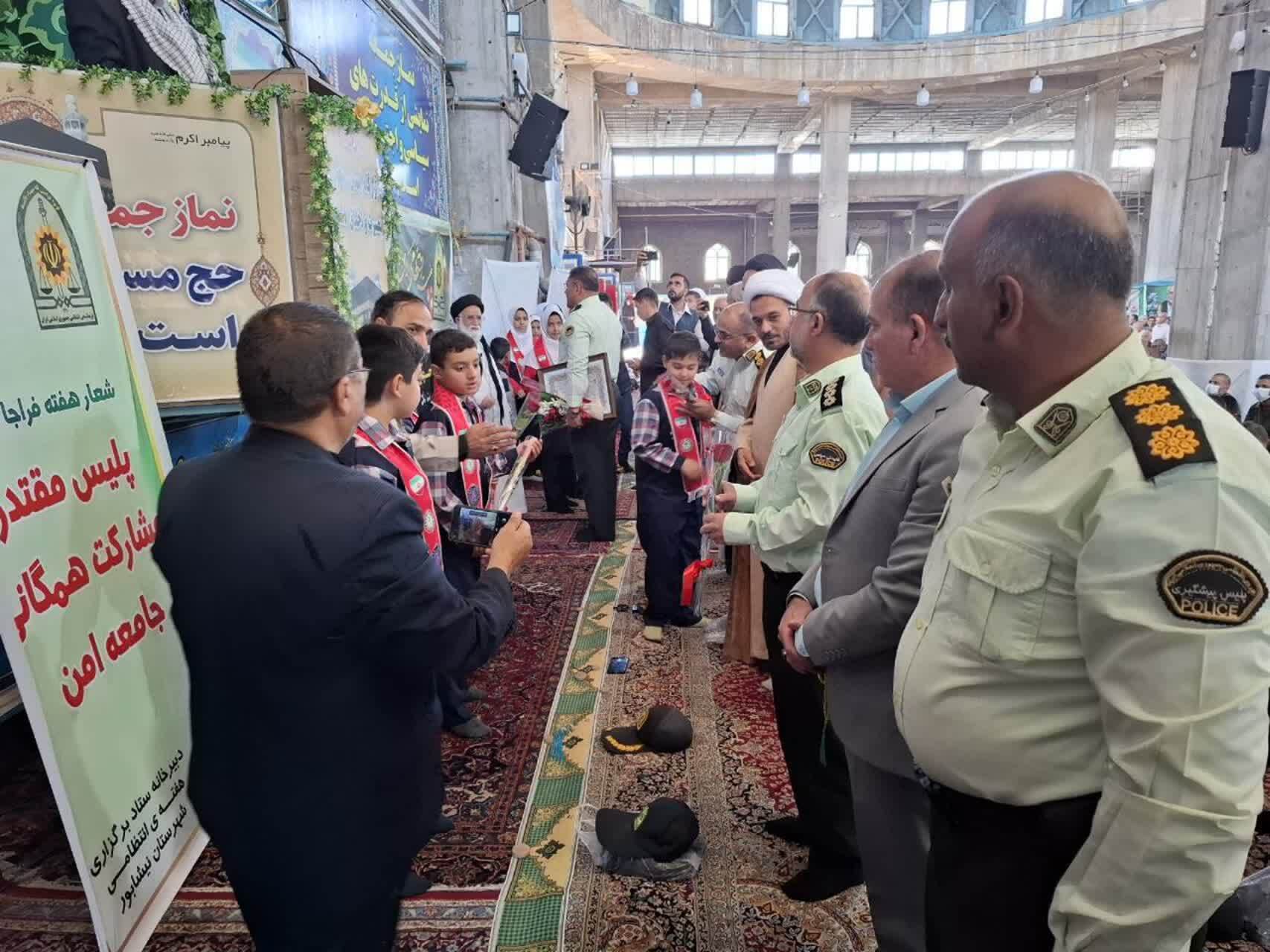 برگزاری مراسم نماز جمعه در شهر نیشابور