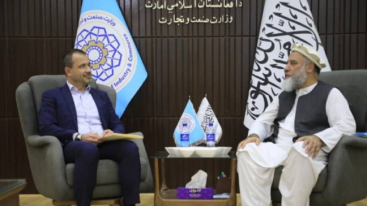 باشگاه خبرنگاران -دیدار سرپرست وزارت صنعت طالبان با سفیر ترکیه با تاکید بر توسعه روابط