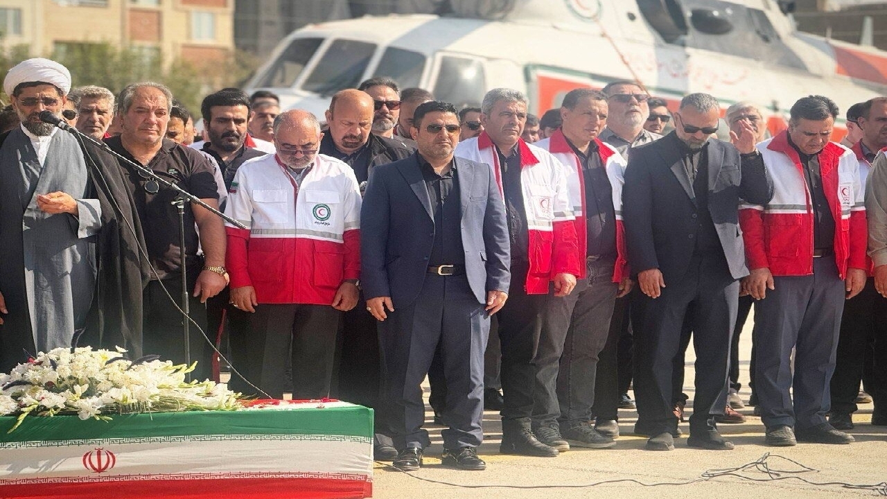 مراسم تشییع پیکر شهید کاپیتان «محسن مهراب‌زاده» برگزار شد