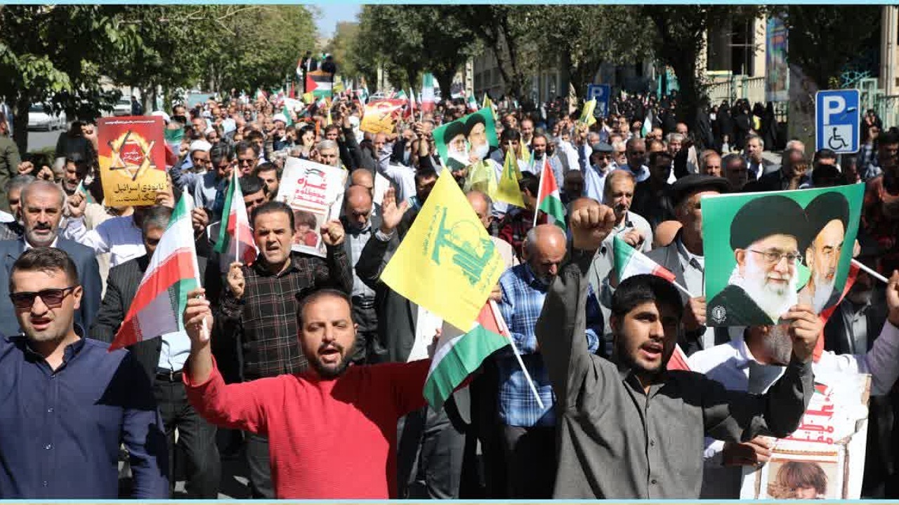 برگزاری راهپیمایی بشارت نصر در چهارمحال و بختیاری
