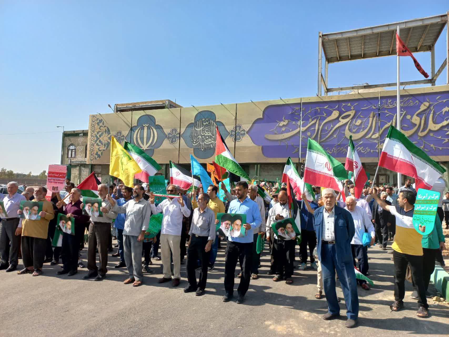 راهپیمایی بشارت نصر در استان سمنان