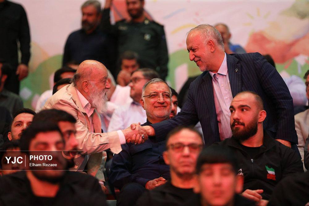 جشن ملی کشتی با حضور قهرمانان، مسئولان