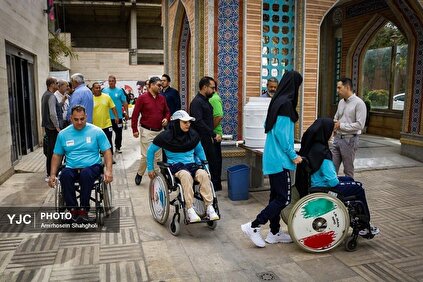 مراسم بدرقه تیم ملی پارادوومیدانی به مسابقات قهرمانی جهان هند
