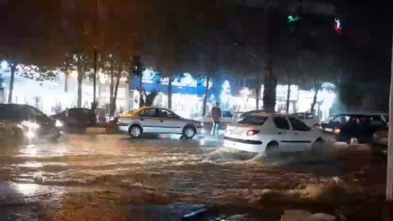 بارش شدید باران در گلستان