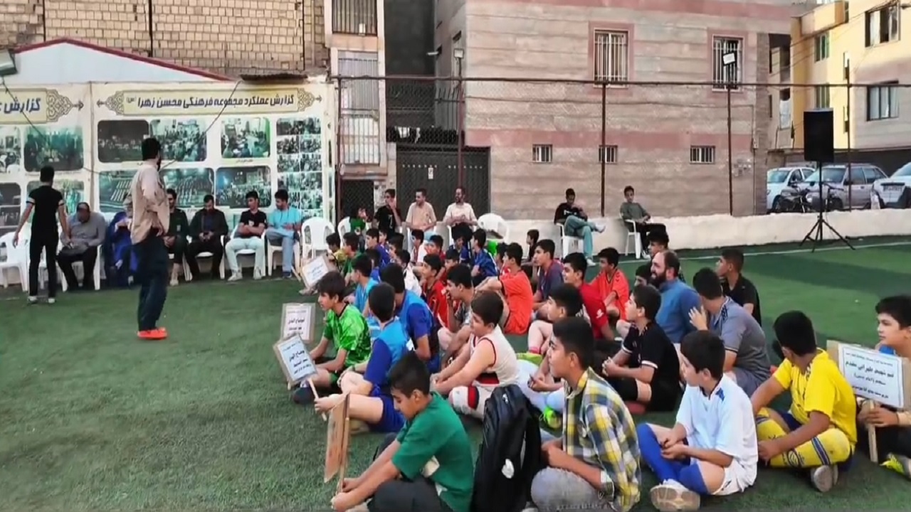 برگزاری مسابقات جام مسجد سنگر مقاومت+ فیلم