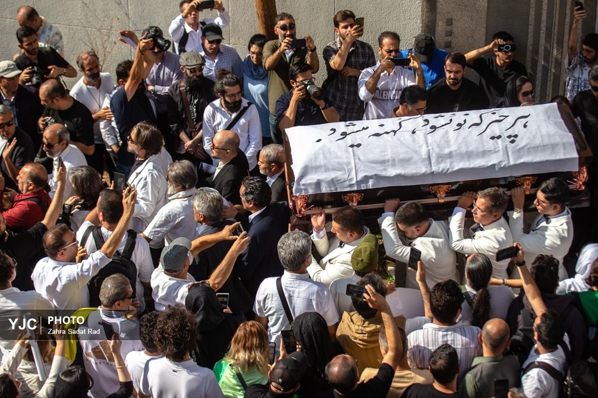 تشییع پیکر «سعید پیردوست»