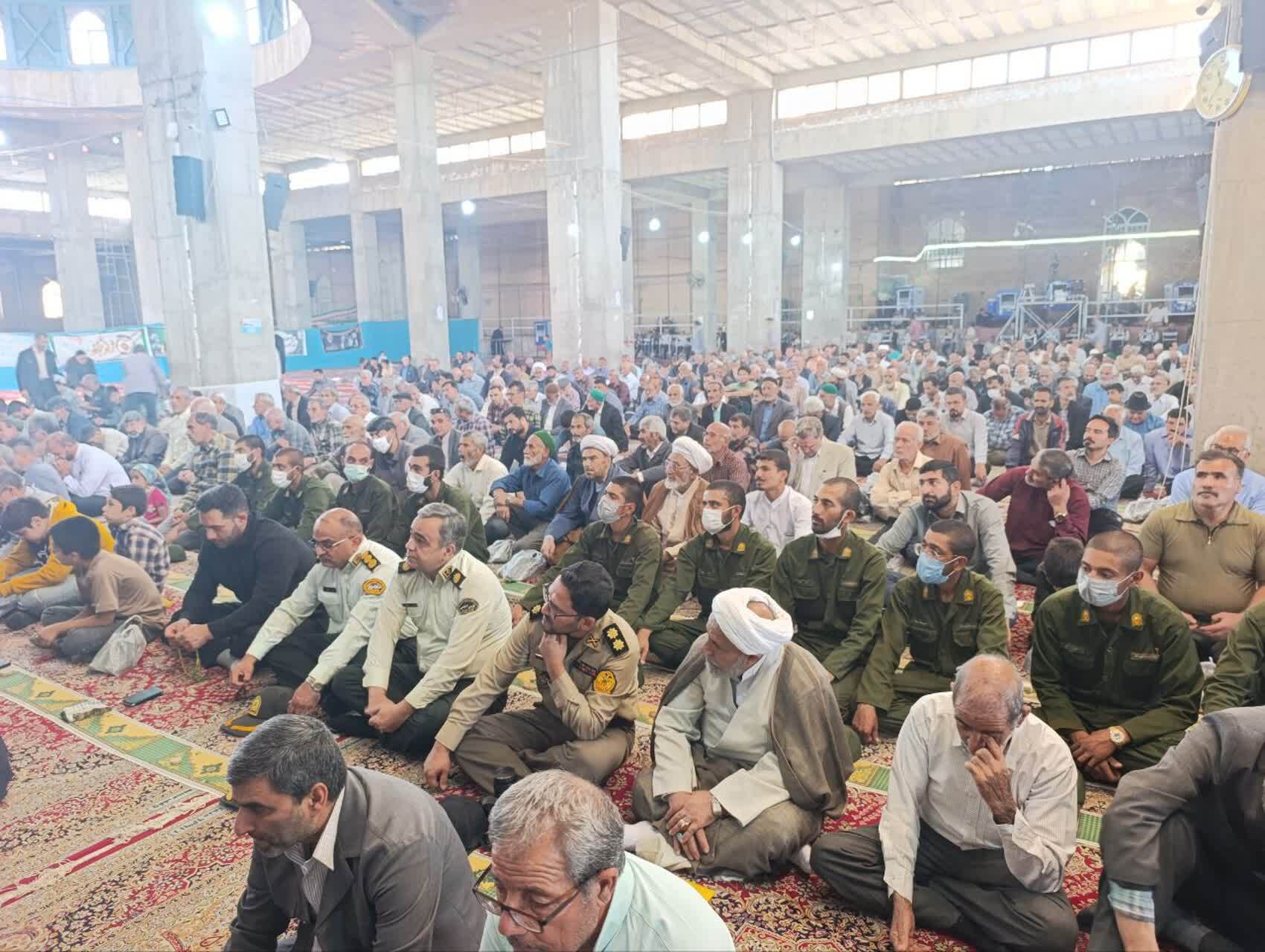 اقامه نماز باصلابت جمعه نیشابور در قاب تصاویر